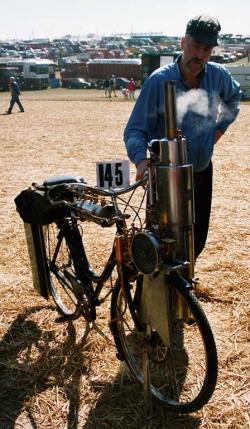 Dampffahrrad