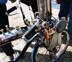 Detail Dampffahrrad